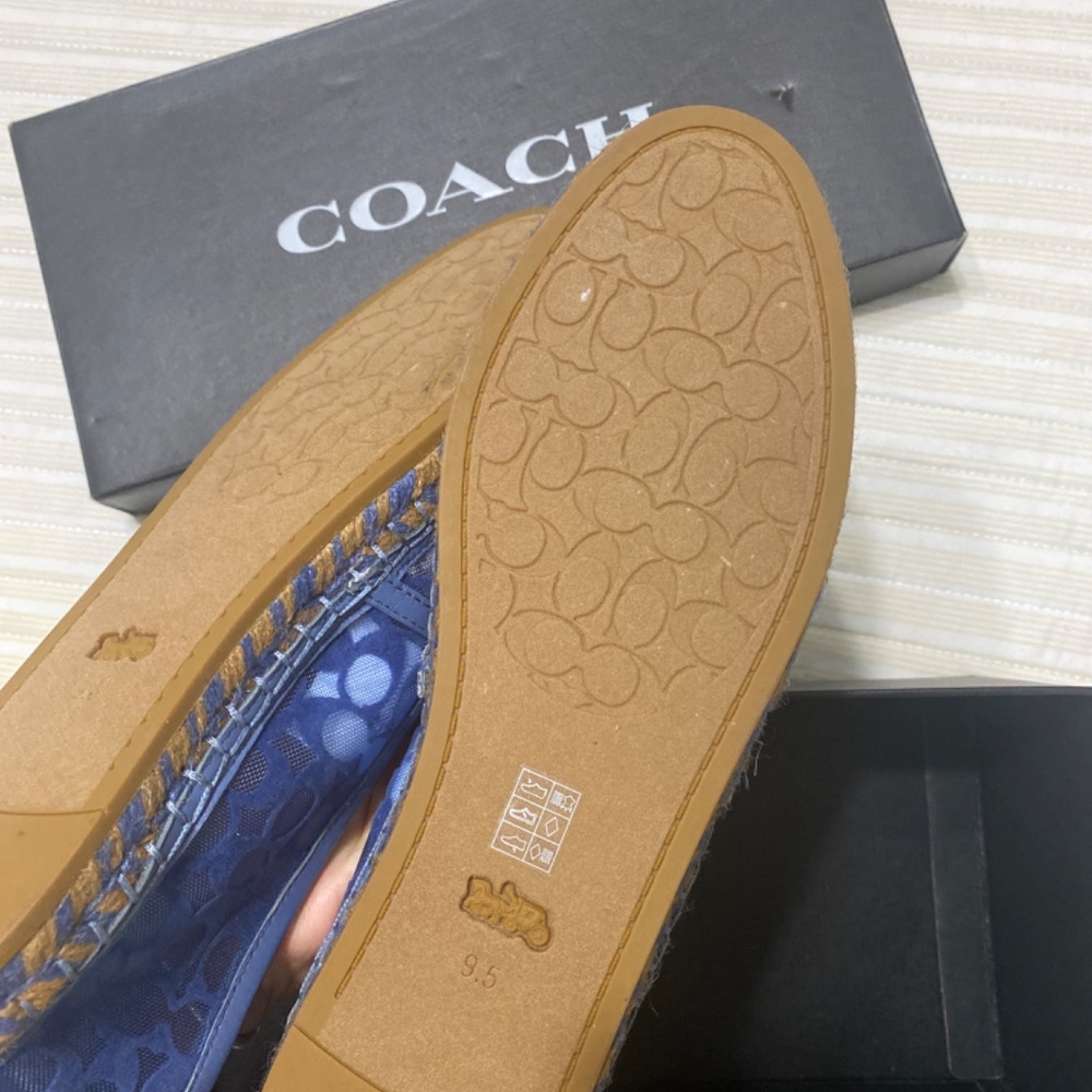 Coach "Cleo" Espadrille shoes - Picture 4 of 5